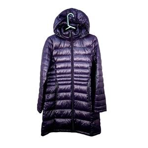Andrew Marc Womens Jacket Coat M Puffer Down Lightweight Packable Long Quilted